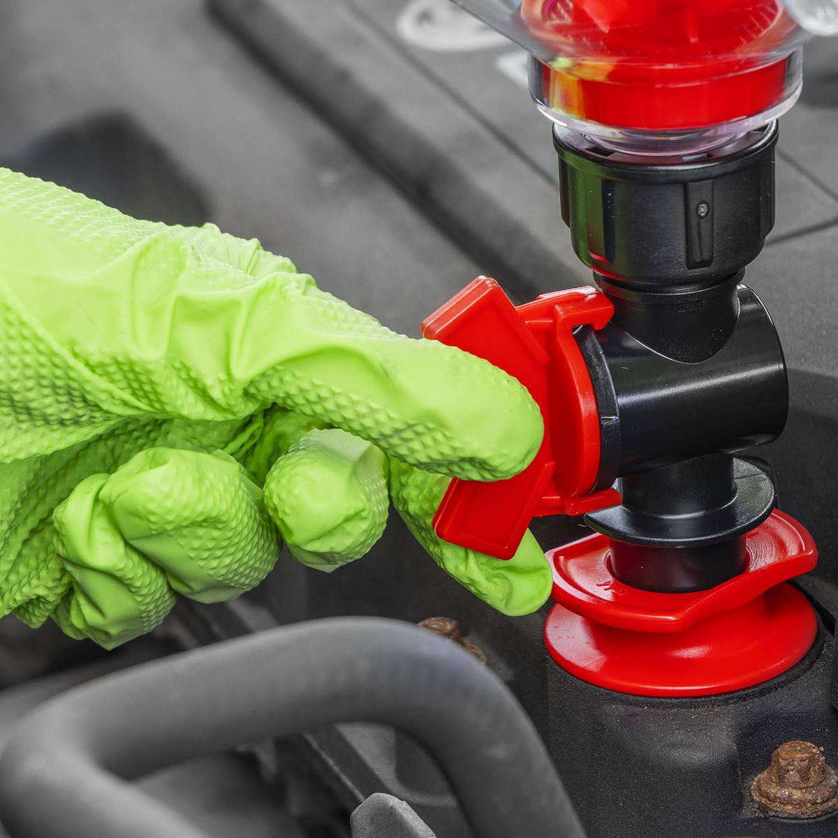 Sealey VS7107 Master Engine Oil Funnel Filling Kit 15pc Sealey