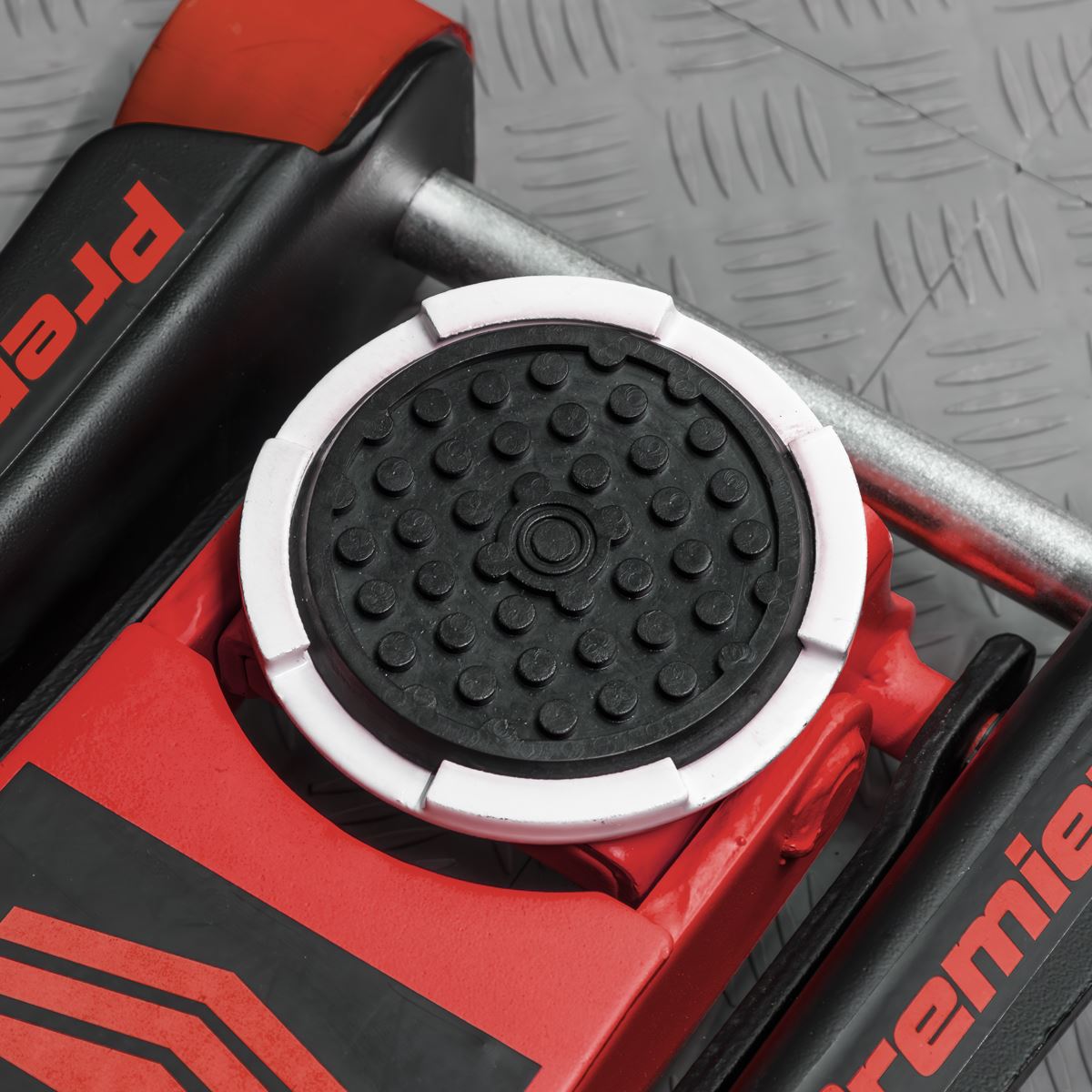 Sealey 3040AR Premier Low Profile Trolley Jack with Rocket Lift 3 Tonne - Red Sealey