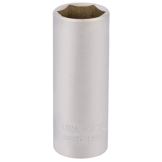 Elora 58734 Deep Socket 1/4" Sq. Dr. 14mm Elora
