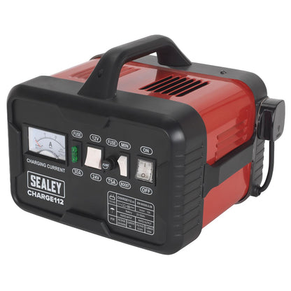 Sealey CHARGE112 Battery Charger 16A 12/24V 230V Sealey
