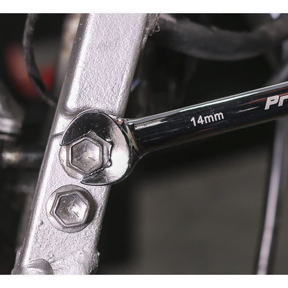 Sealey AK63914 Combination Ratchet Spanner Set 10pc Extra-Long Metric Sealey