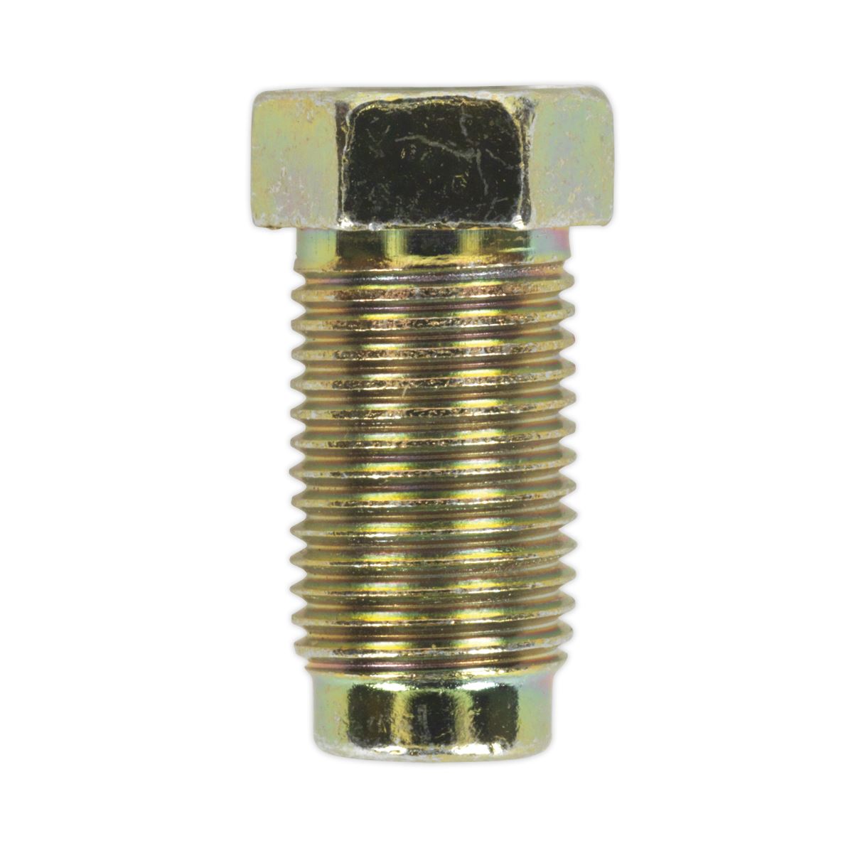 Sealey BN10100LM Brake Pipe/Fuel Nut M10 x 1mm Long Male Pack of 25 Sealey