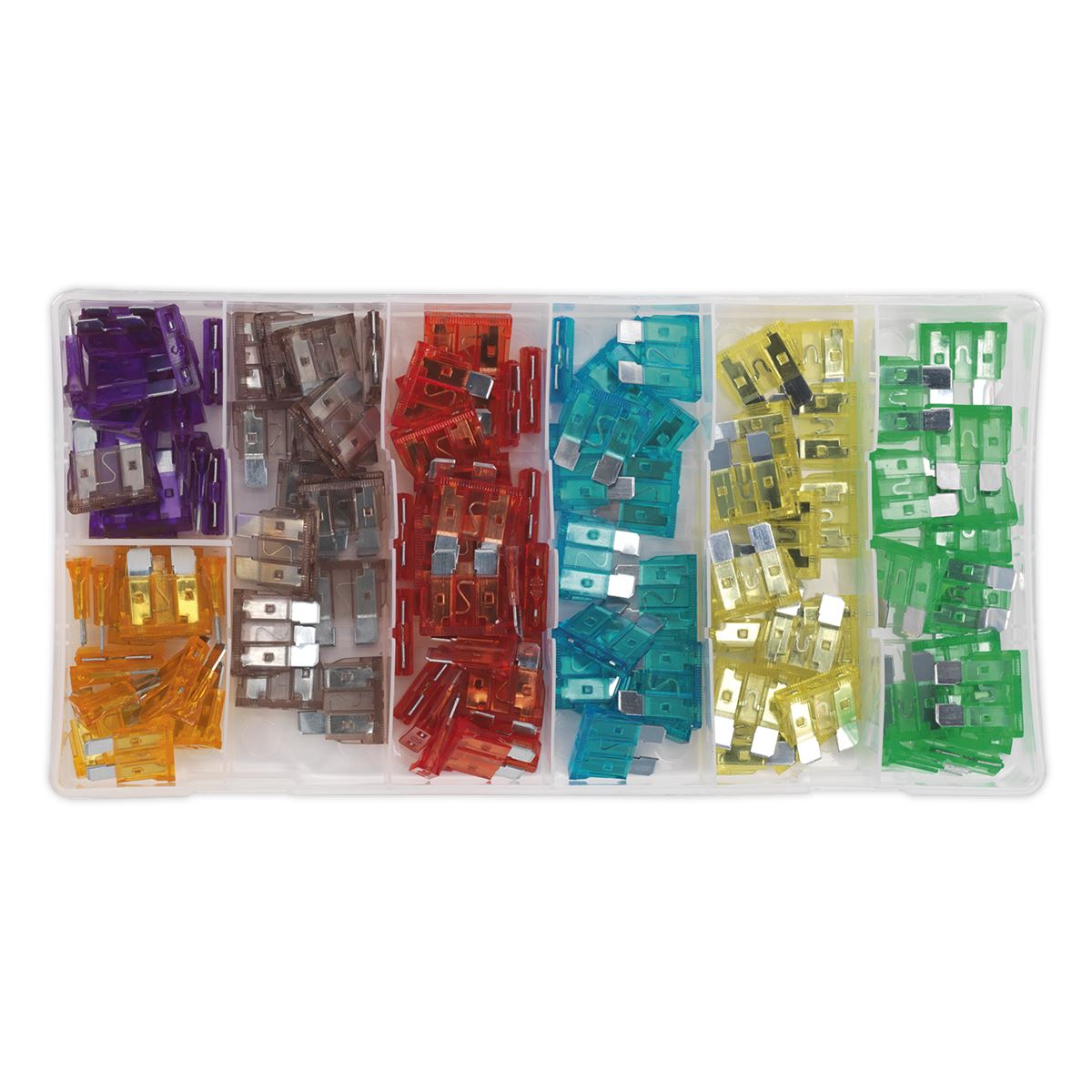 Sealey BCF120 Automotive Standard Blade Fuse Assortment 120pc Sealey