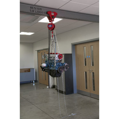 Sealey CB1000 Chain Block 2.5m - 1 Tonne Sealey