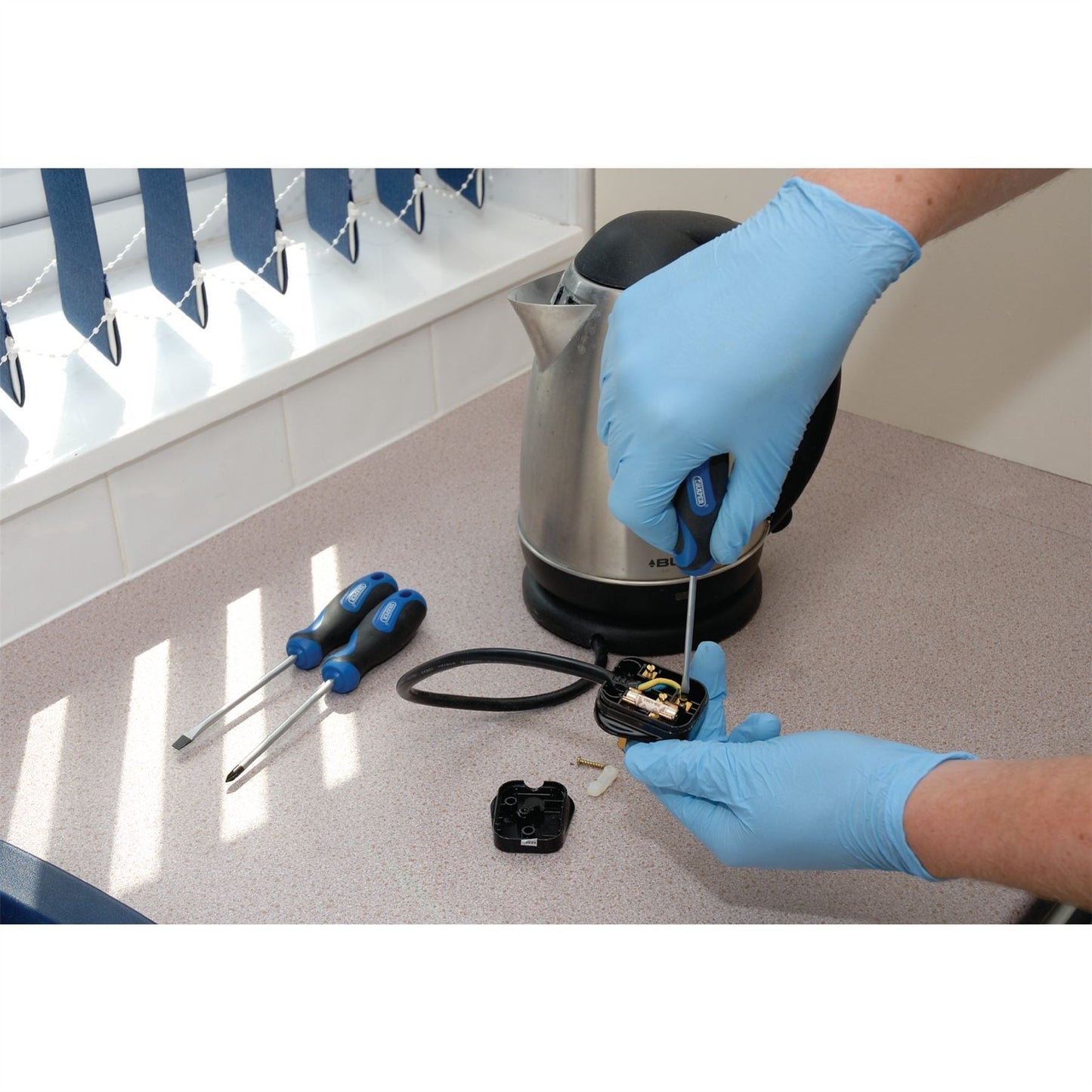 Draper 09783 Soft Grip Screwdriver Set 3 x Plain Slot 2 x PZ TYPE 5 Piece Draper