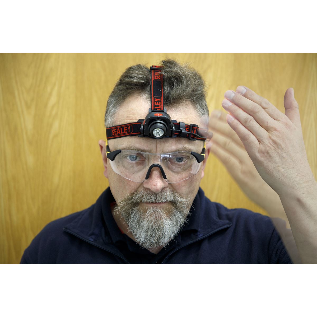 Sealey HT106LED Head & Hat Torch with Auto-Sensor 3W SMD LED Sealey