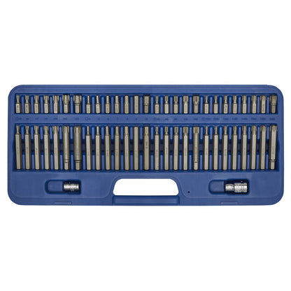Sealey AK21956 Security TRX-Star*/Hex/Ribe/Spline Bit Set 56pc 3/8" & 1/2"Sq Drive Sealey