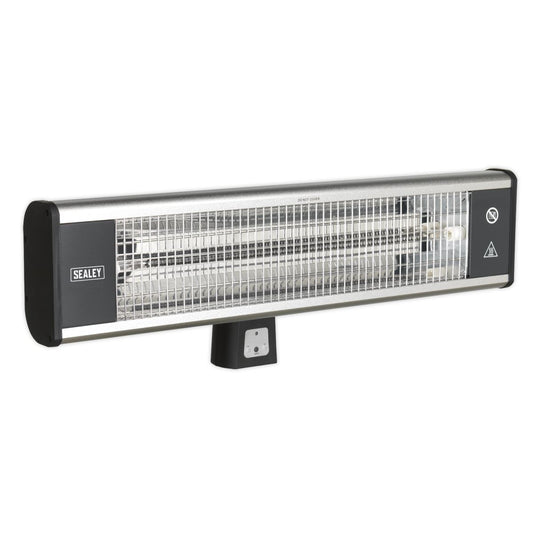Sealey IWMH1809R High Efficiency Carbon Fibre Infrared Wall Heater 1800W/230V Sealey
