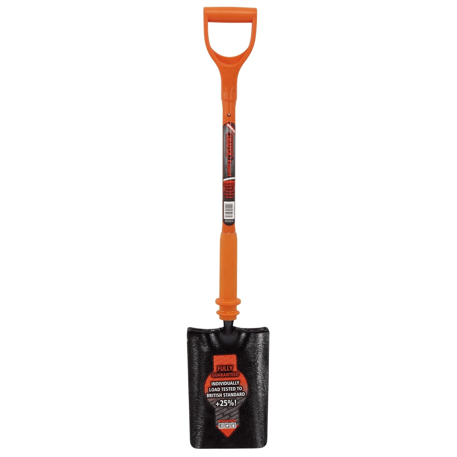 Draper 75173 Expert Fully Insulated Contractors Trenching Shovel Draper