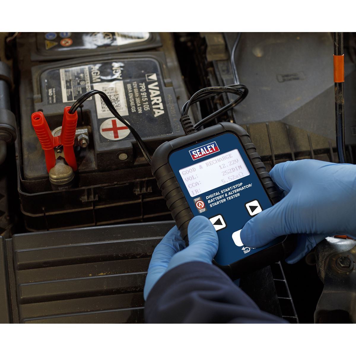 Sealey BT2011 Digital Start/Stop Battery & Alternator/Starter Tester 12/24V Sealey