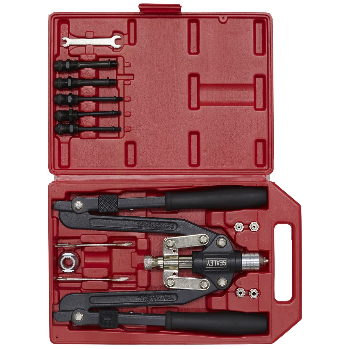 Sealey AK39602 Rivet & Threaded Nut Rivet Kit Sealey
