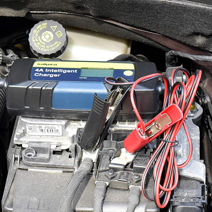 Sakura CE-4000 4.0 Amp Intelligent Battery Charger for 6V and 12V Car Batteries SS5419 Sakura