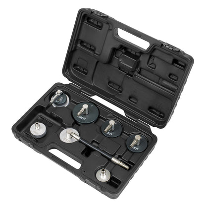 Sealey VS0204C 7pc Brake & Clutch Pressure Bleeder Cap Set Sealey
