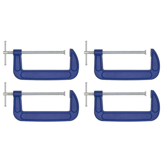Sealey AK60084 G-Clamp 200mm - Pack of 4 Sealey