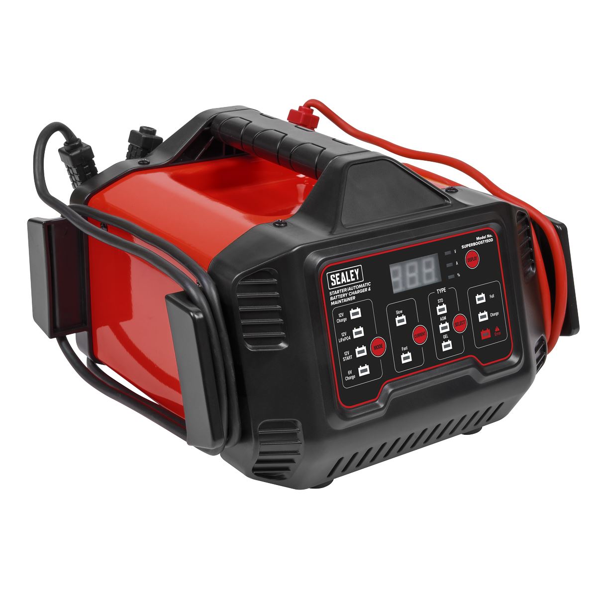 Sealey SUPERBOOST150D 6/12V 150A Starter/15A  Automatic Battery Charger & Maintainer Sealey