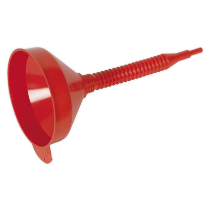 Sealey F2F Flexi-Spout Funnel Medium Ø200mm with Filter Sealey