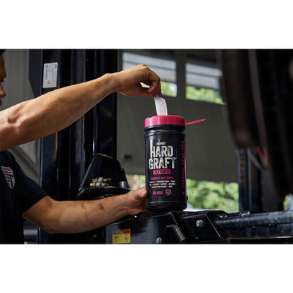 Draper 12435 Hard Graft Multipurpose Textured Wipes Tub of 100 Draper