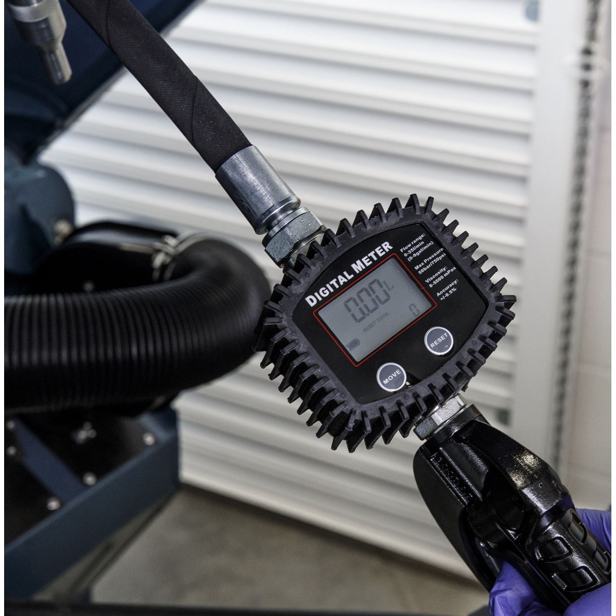 Sealey AK4562D Oil Dispensing System Air Operated with 10m Retractable Hose Reel Sealey