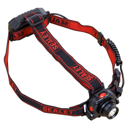 Sealey HT106LED Head & Hat Torch with Auto-Sensor 3W SMD LED Sealey