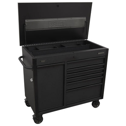 Sealey AP4206BE Mobile Tool Cabinet 1120mm with Power Tool Charging Drawer Sealey