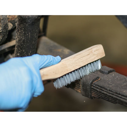 Sealey WB02 Engineer’s Wire Brush with Steel Fill 260mm Sealey