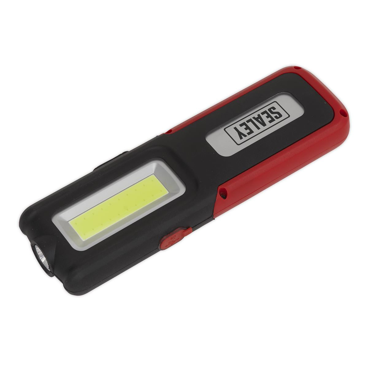 Sealey LED318R Rechargeable Inspection Light 5W COB & 3W SMD LED with Power Bank - Red Sealey