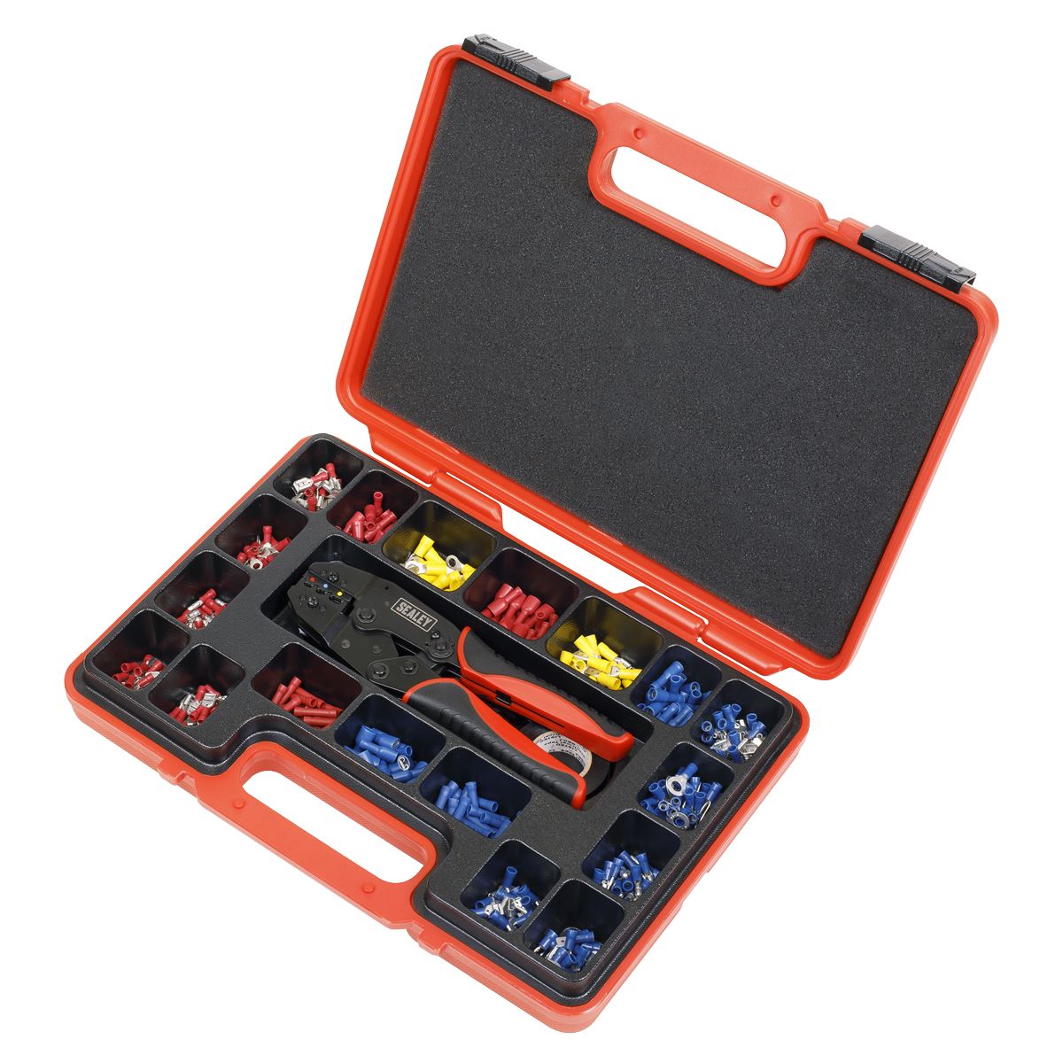 Sealey AK386 Ratchet Crimping Tool Kit 552pc Sealey