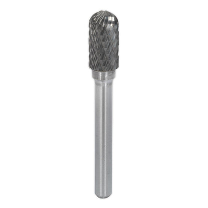 Sealey SDB02 Tungsten Carbide Rotary Burr Cylindrical Ball Nose Ø10mm Sealey