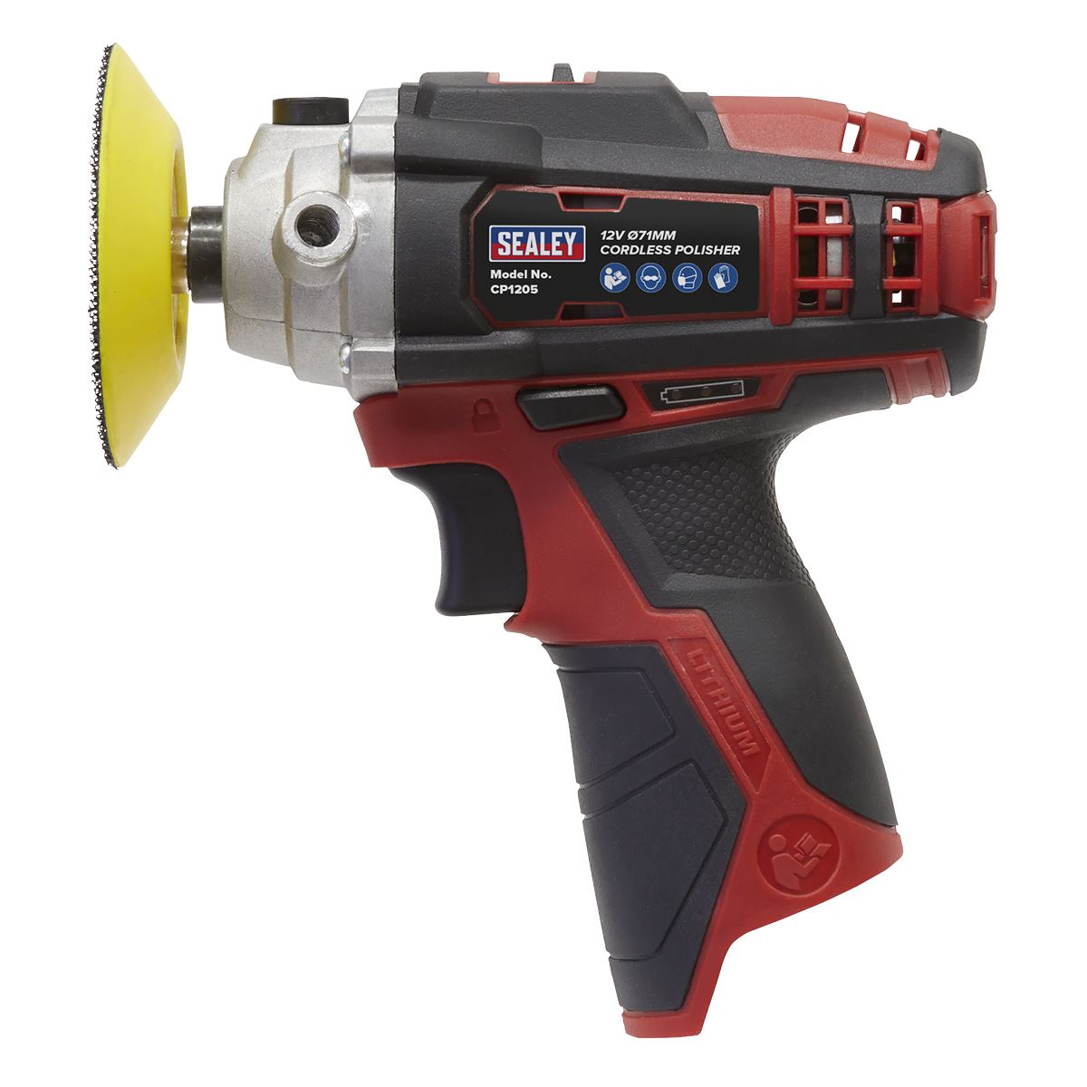 Sealey CP1205 Cordless Polisher Ø71mm 12V SV12 Series - Body Only Sealey