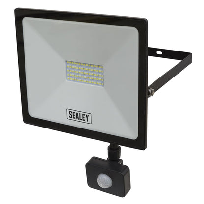 Sealey LED113PIR Extra-Slim Floodlight with PIR Sensor 50W SMD LED Sealey