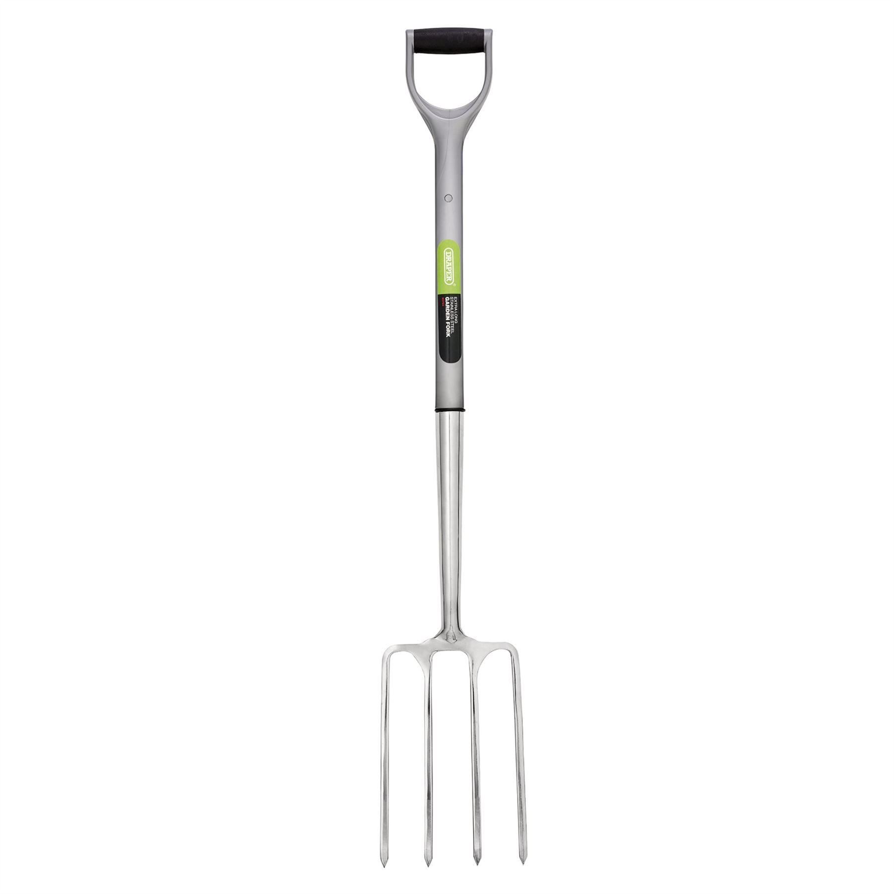 Draper 83753 Extra Long Stainless Steel Garden Fork with Soft Grip Draper
