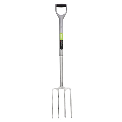 Draper 83753 Extra Long Stainless Steel Garden Fork with Soft Grip Draper