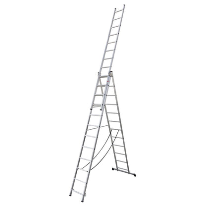 Sealey ACL312 Aluminium Extension Combination Ladder 3x12 EN 131 Sealey