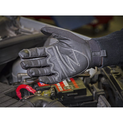 Sealey MG798L Mechanic's Gloves Light Palm Tactouch - Large Sealey