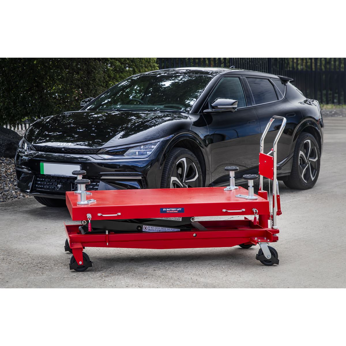 Sealey EVBT1000 1000kg Capacity EV Battery Lift/Hydraulic Platform Truck High Lift Sealey