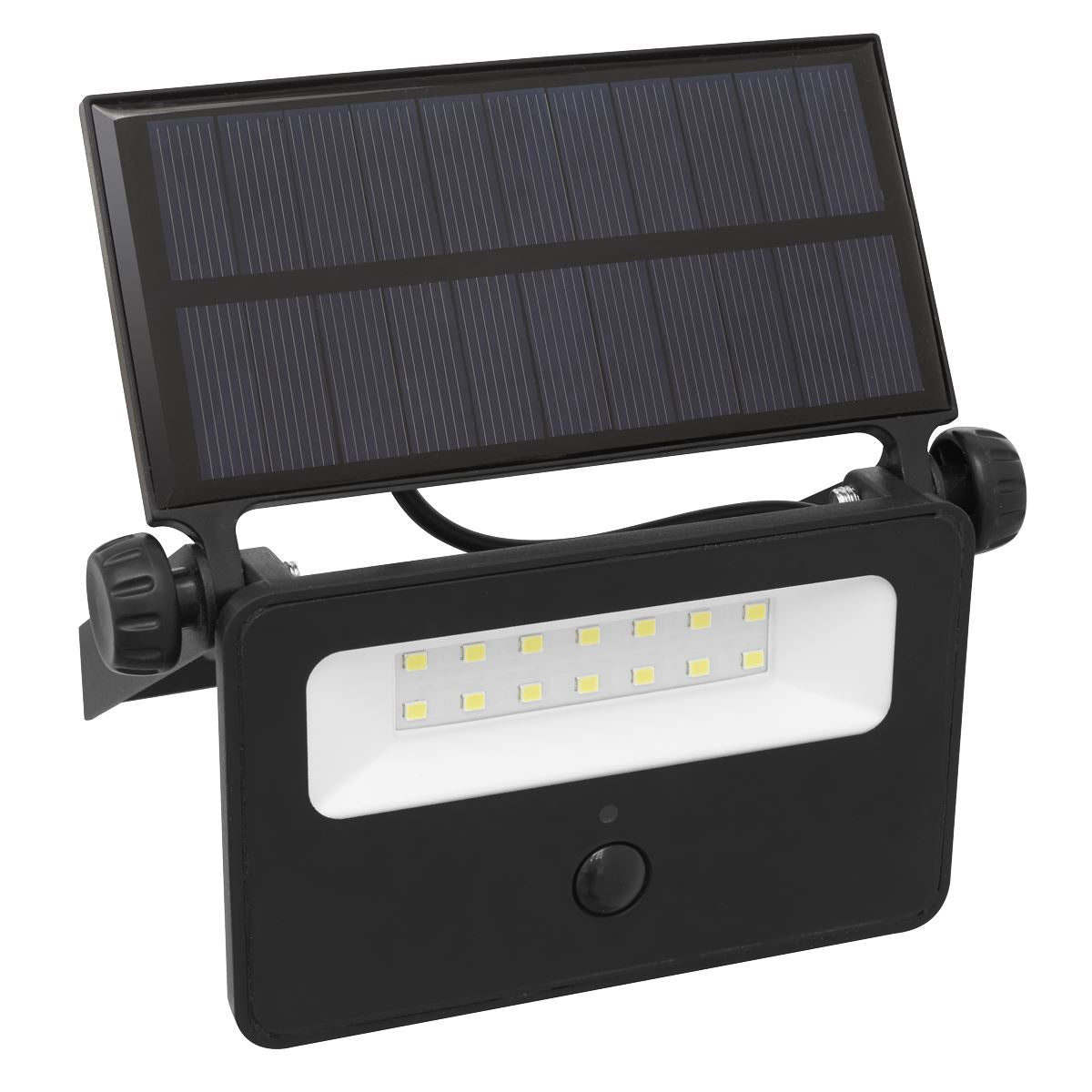 Sealey LED16S Extra-Slim Solar Floodlight with Wall Bracket 16W SMD LED Sealey