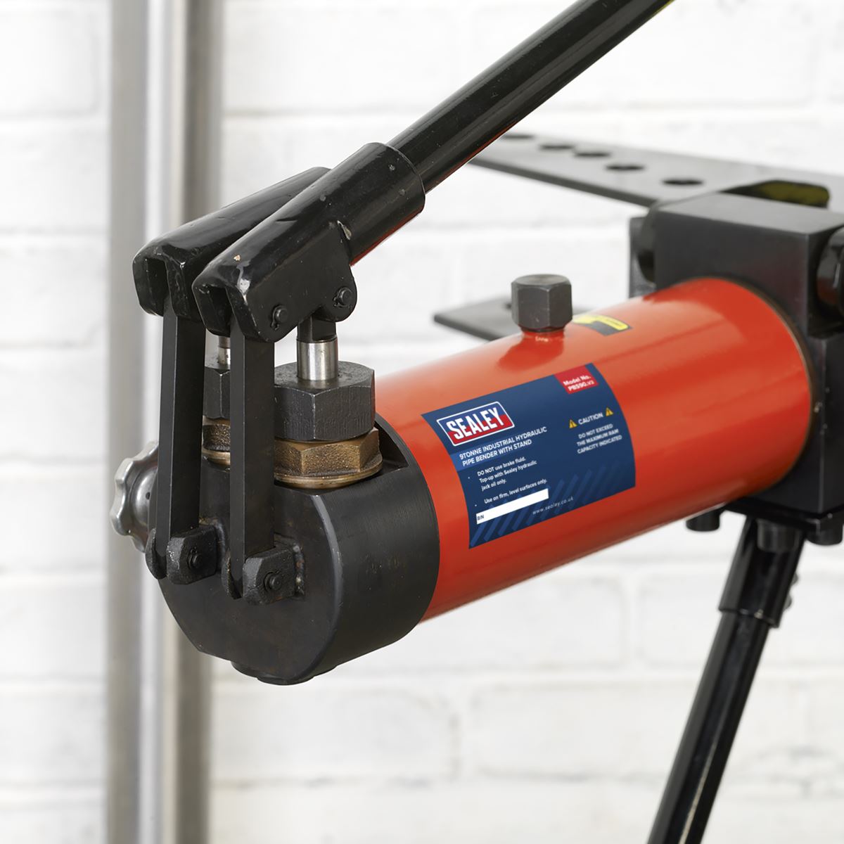 Sealey PBS90 Industrial Hydraulic Pipe Bender with Stand 9 Tonne Sealey