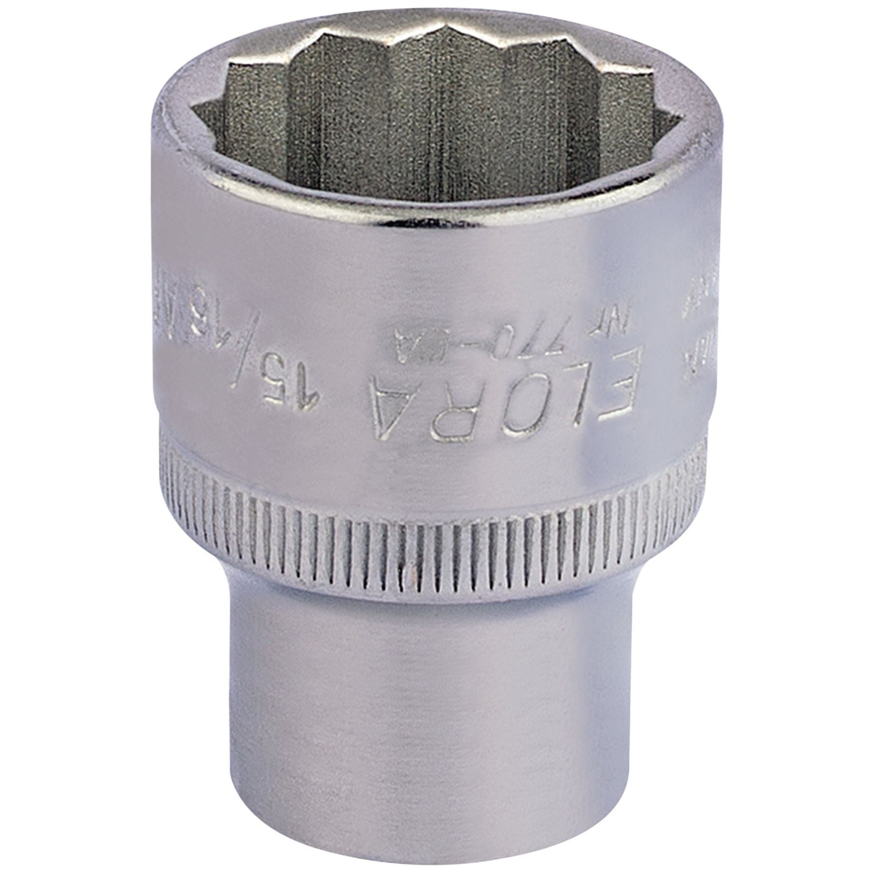 Elora 24450 Bi-Hexagon Socket 1/2" Sq. Dr. 15/16" Elora