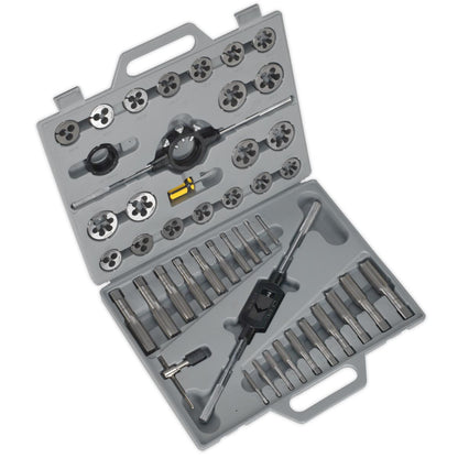 Sealey AK303 Tap & Die Set 45pc Split Dies Metric Sealey
