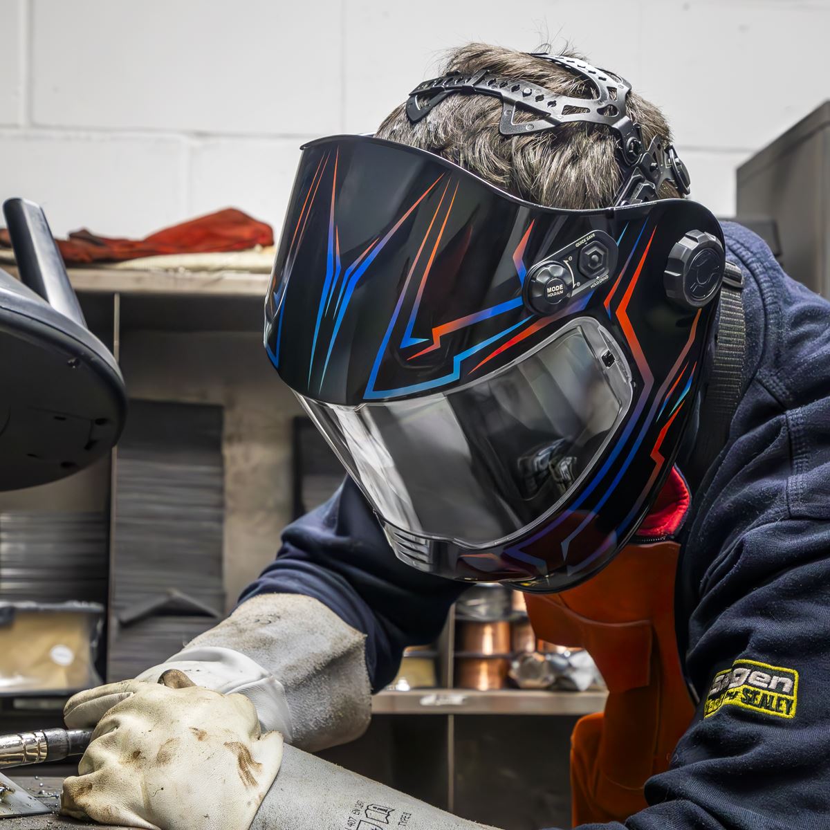 Sealey PWH602 Panoramic Welding Helmet Auto Darkening - Shade 9-13 Sealey