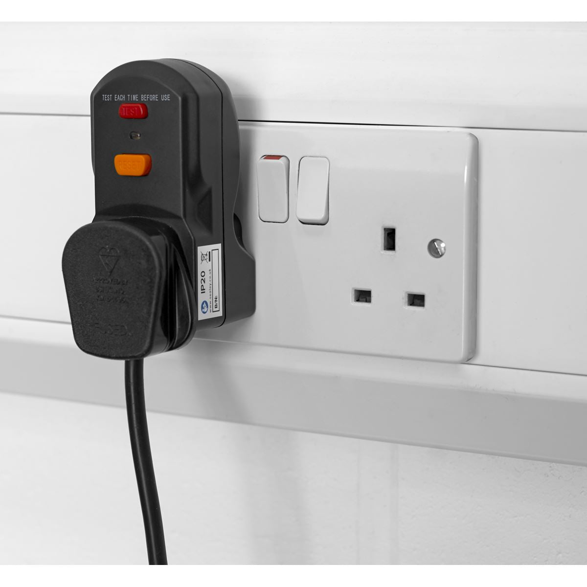 Sealey RCD981 RCD Safety Adaptor 230V Sealey