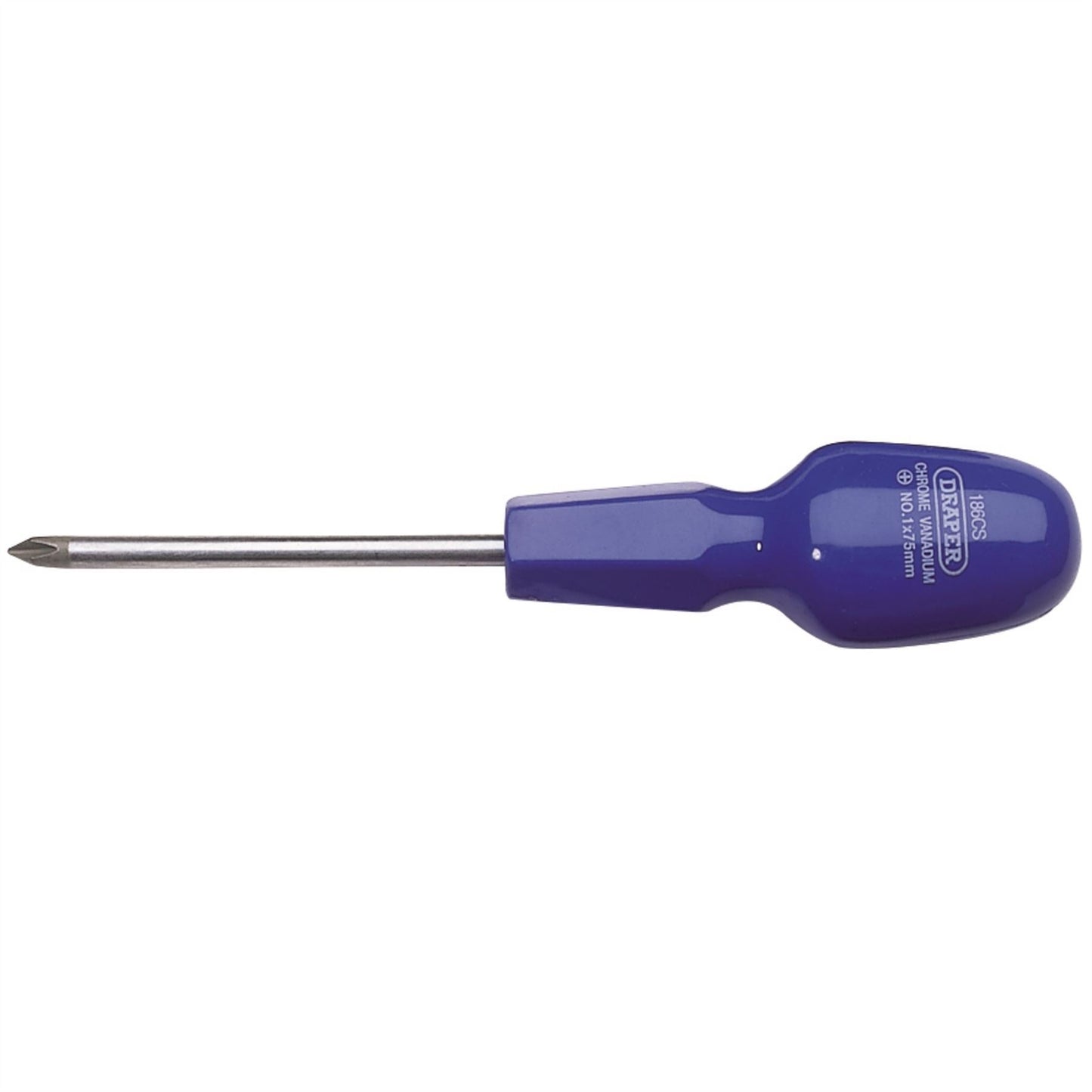 Draper 19504 Cross Slot Cabinet Pattern Screwdriver No.1 x 75mm Sold Loose Draper