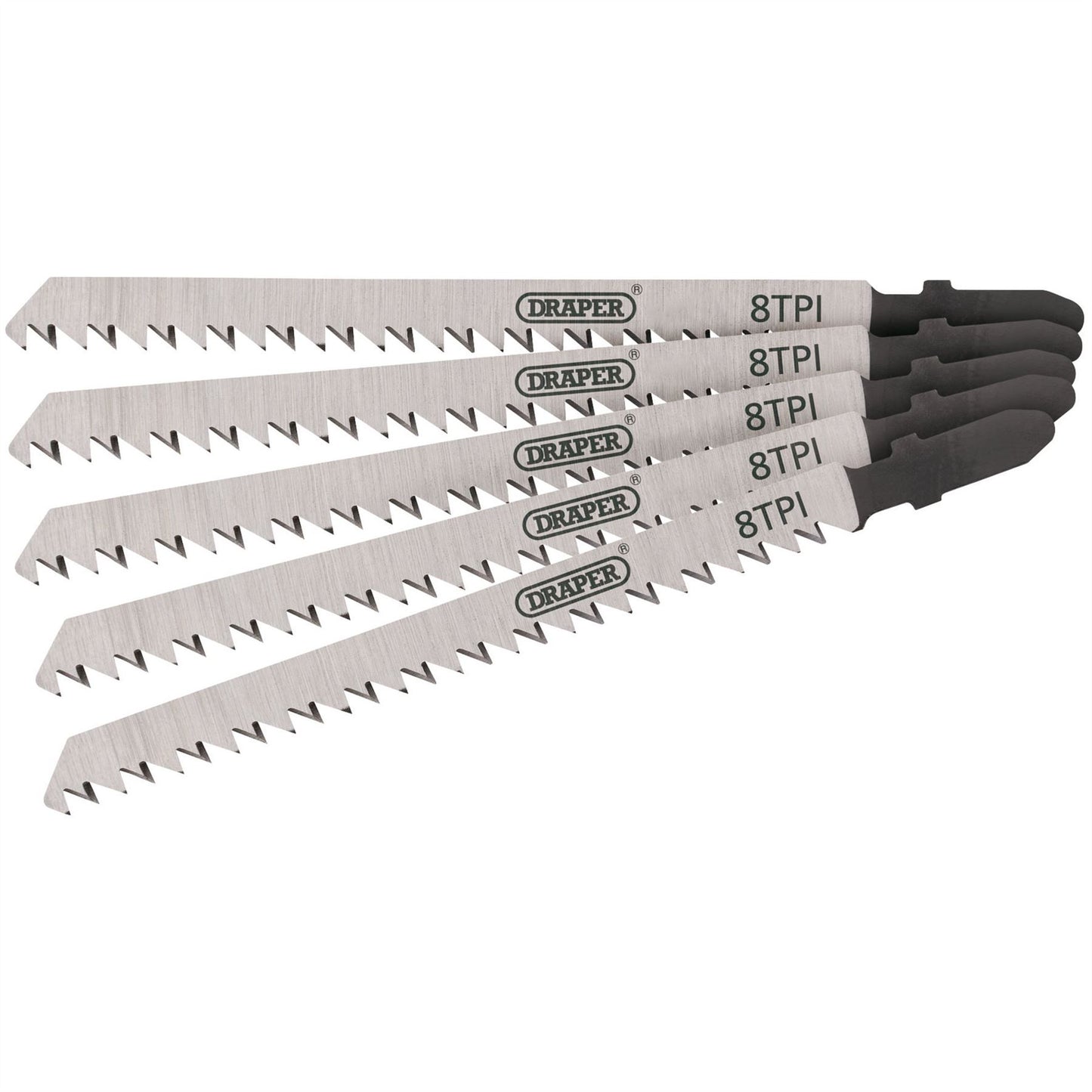 Draper 81728 DT301CD Jigsaw Blade Set 115mm 5 Piece Draper