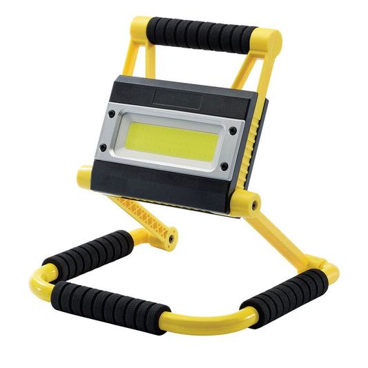 Draper 99707 COB LED Rechargeable Folding Work Light and Power Bank 20W 750 - 1500 Lumens Draper
