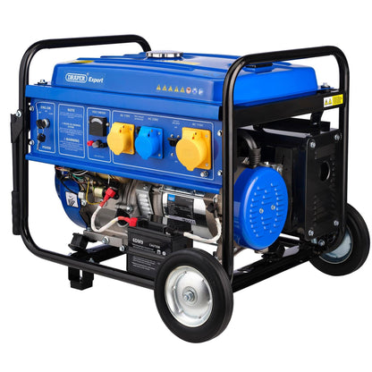 Draper 23984 Expert Petrol Generator with Wheels 4000W <br><br><br><br> Draper
