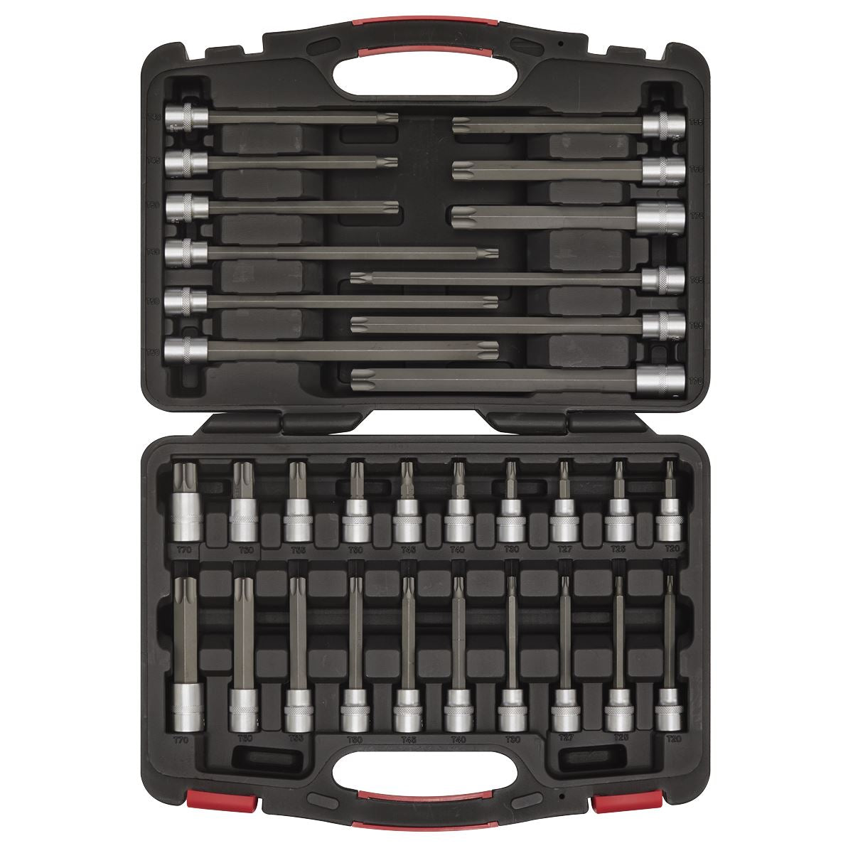 Sealey AK89001 TRX-Star* Socket Bit Set 32pc 3/8"Sq Drive - Premier Platinum Sealey