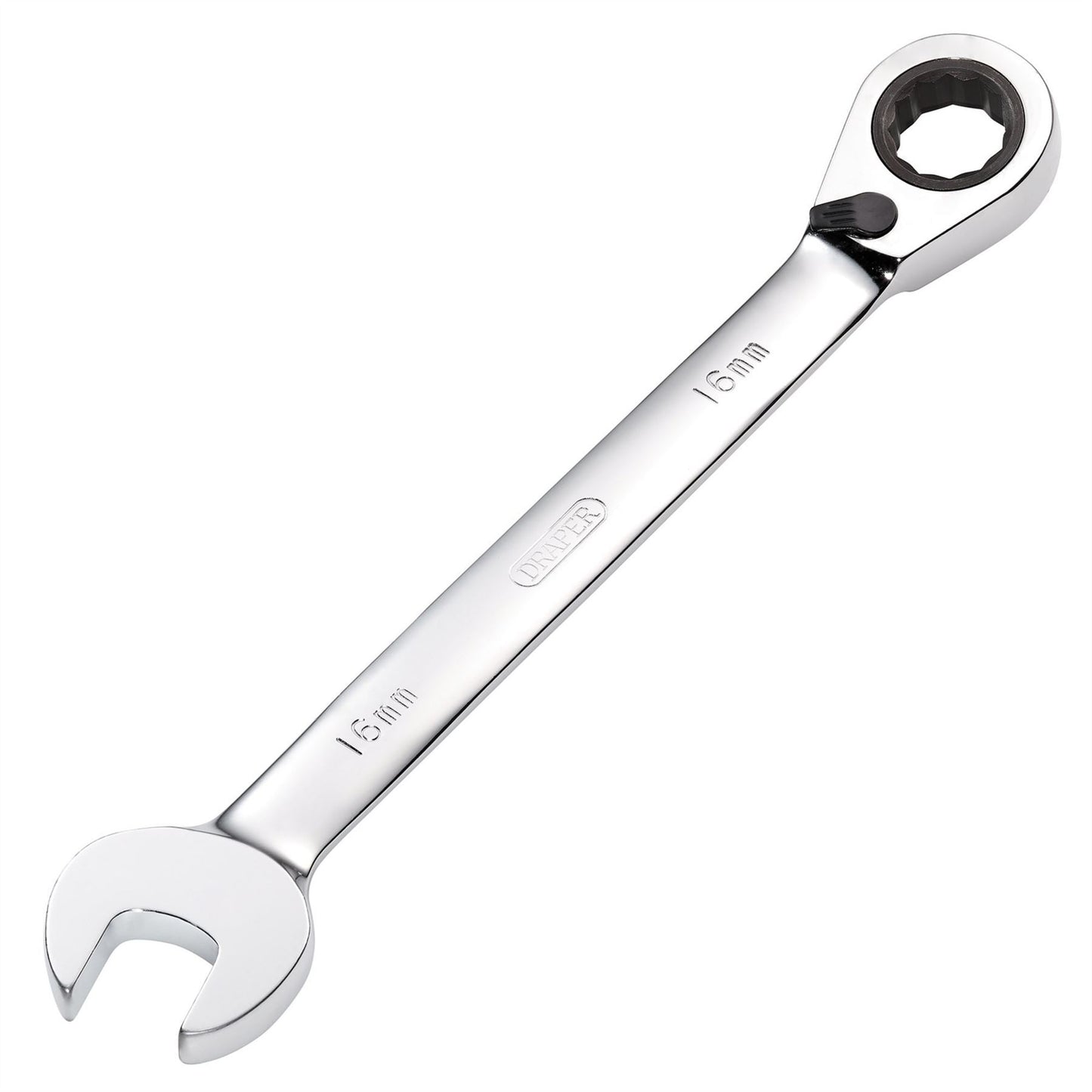 Draper 52004 HI-TORQ® Metric Reversible Ratcheting Combination Spanner 16mm Draper