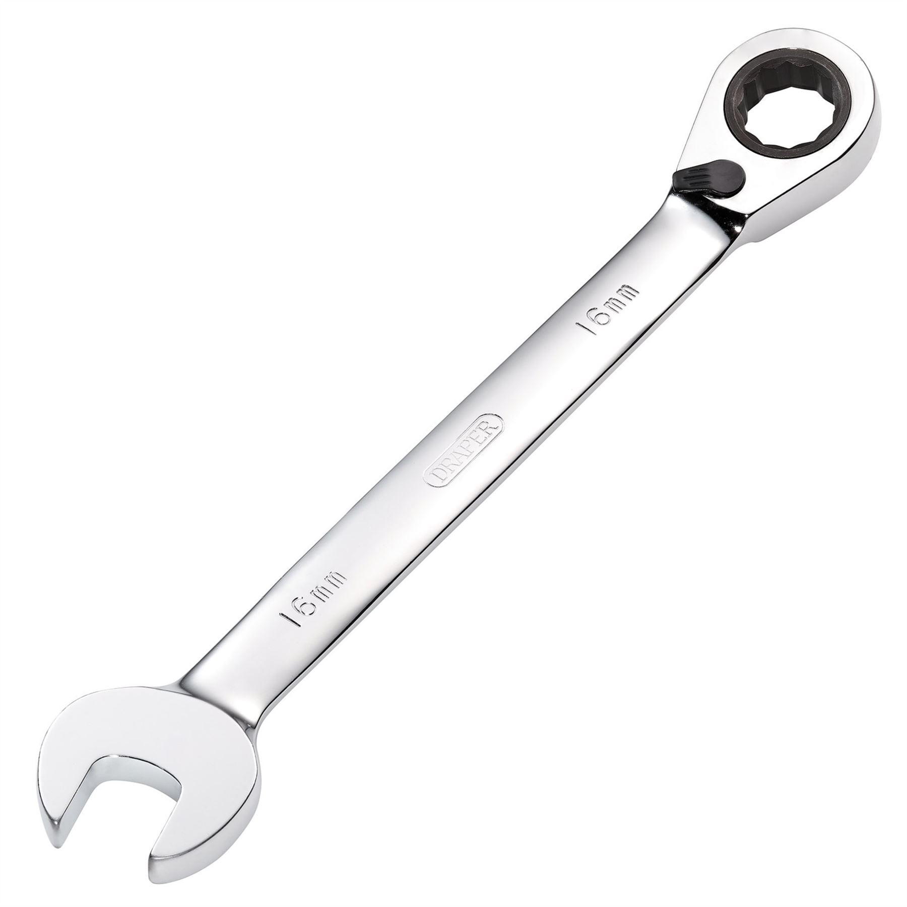 Draper 52004 HI-TORQ® Metric Reversible Ratcheting Combination Spanner 16mm Draper