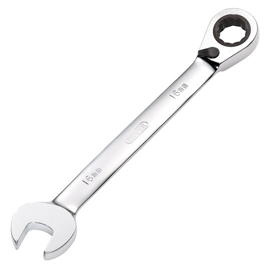 Draper 52004 HI-TORQ® Metric Reversible Ratcheting Combination Spanner 16mm Draper