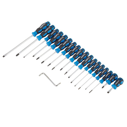 Draper 09548 Soft Grip Screwdriver Set 19 Piece Draper